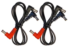 (2) Pack 2-Way Split Effects Pedal DC Power Cables for Gator PWR-8 Power Supply