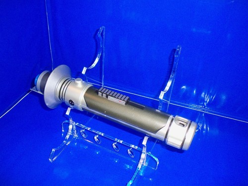 star wars lightsaber 3 tier acrylic display stand force fx master replicas yoda - Picture 7 of 18