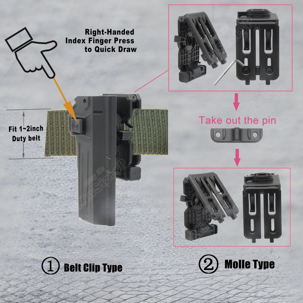 1911 Holster Fit Taurus 1911 Colt 1911 Kimber 1911 Sig 1911 Ruger R1911 Holster