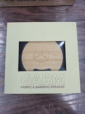Fabric  Bamboo Bluetooh Speaker w/ Wireless Charging Mercedes Benz