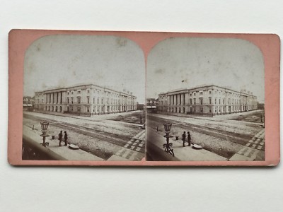 USA General Post Office Fotografie Bell Washington Stereo Vintage Albumin
