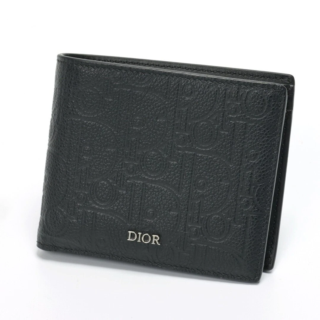 Portefeuille Dior Bifold avec Porte Monnaie 2ESBC027FLG_H00N Gravité Oblique Homme Occasion