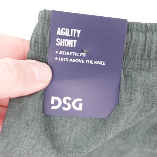 NWT DSG Agility Shorts Boys Sz S Green Palm Heather Drawstring Outdoor Pockets - Picture 8 of 8