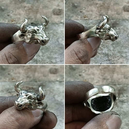 Details Cupronickel Bull Ring Biker Rock Punk Jewelry CP198A US Size 7-15 - Picture 10 of 29