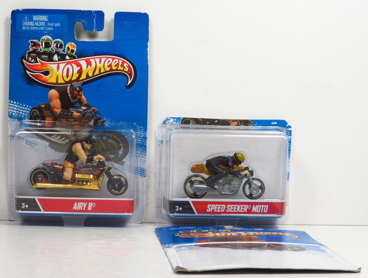 Hot Wheels Motor Cycles Airy 8 Copper Speed Seeker Moto Gold