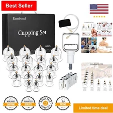 Professional Cupping Set - 33 Piece Set for Pain Relief & Improved Circulation