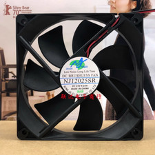 1PCS NJ12025SR DC24V 0.22A 12CM 2-Pin Silent Cooling Fan