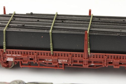 H0 Roco 820 AC Achs DB 486 1434-7 Panzer Schnellbrücke Biber Kratz/Mängel m.OVP2 - Picture 12 of 24