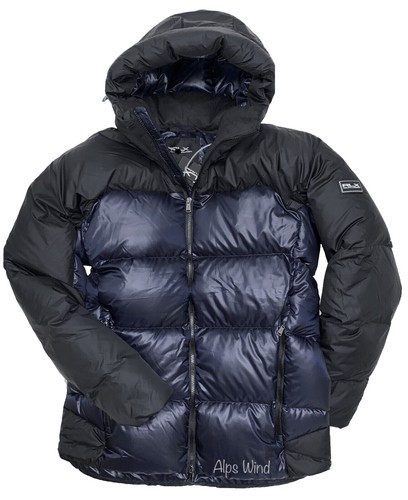 Polo Ralph Lauren Mens RLX Blue Green Color Block Down Puffer