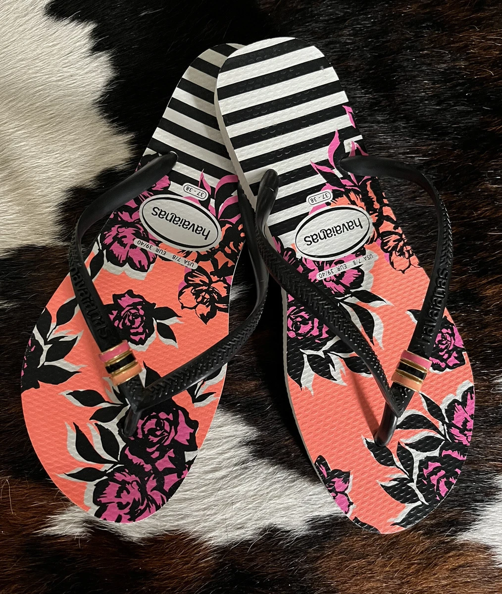 Havaianas Womans Size 7 8 Flip Flops eBay