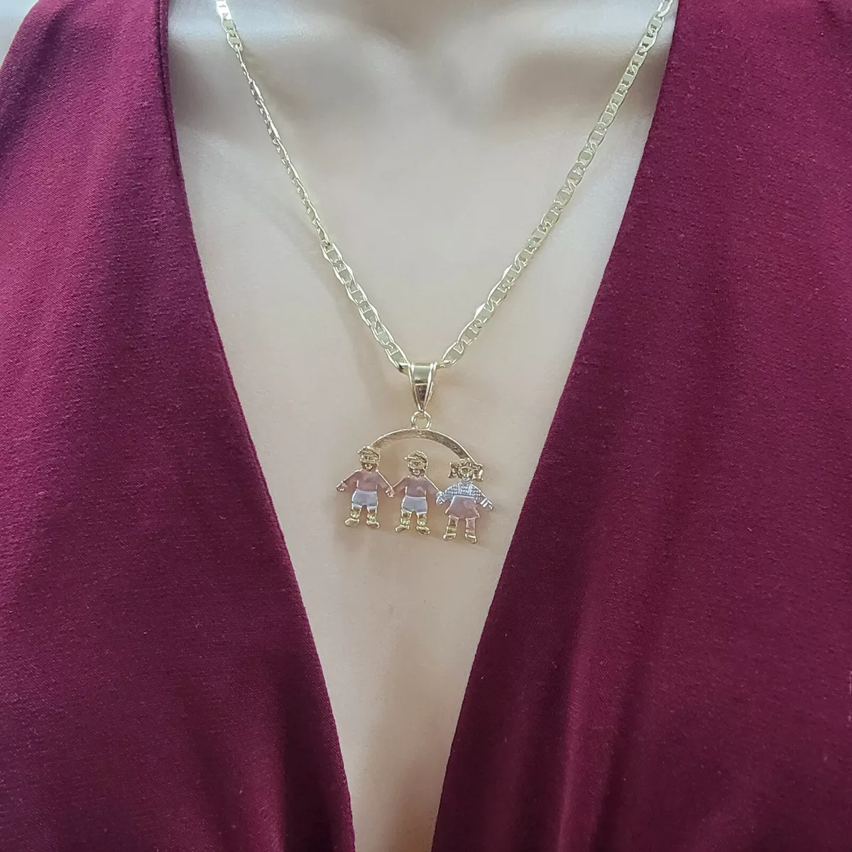 Gold pendant for boys shop