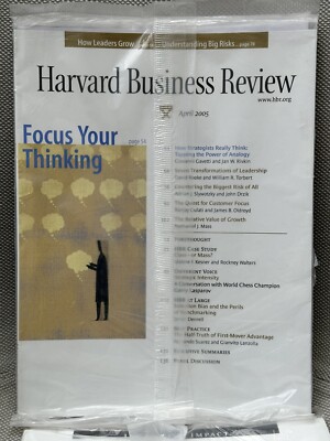 Harvard Business Review Magazine April 2005 - Focus Your Thinking