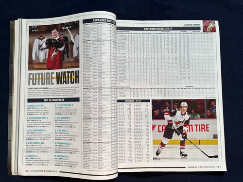 The Hockey News 2019 20 Yearbook, McDavid, Gaudreau, Jack Hughes, Dach, Matthews - Picture 12 of 24
