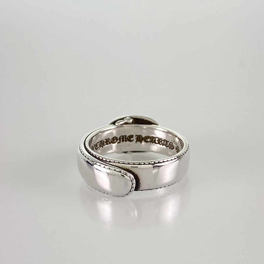 ★クロムハーツ★ Belted Belt Oval Logo Silver Ring CHROME HEARTS Belted Oval Silver Ring | eBay