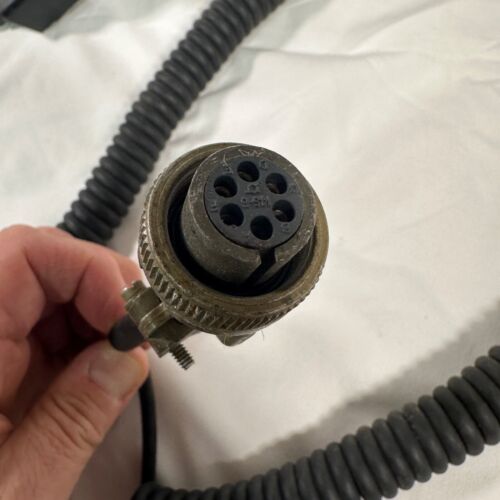 David Clark C3019 Headset Adaptor 01615-0054 Push to Talk Pilot Aircraft Fire - Picture 8 of 10