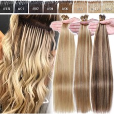 CLEARANCE Nano Ring 100 Remy Human Hair Extensions Micro Loop Beads I Tip Rings
