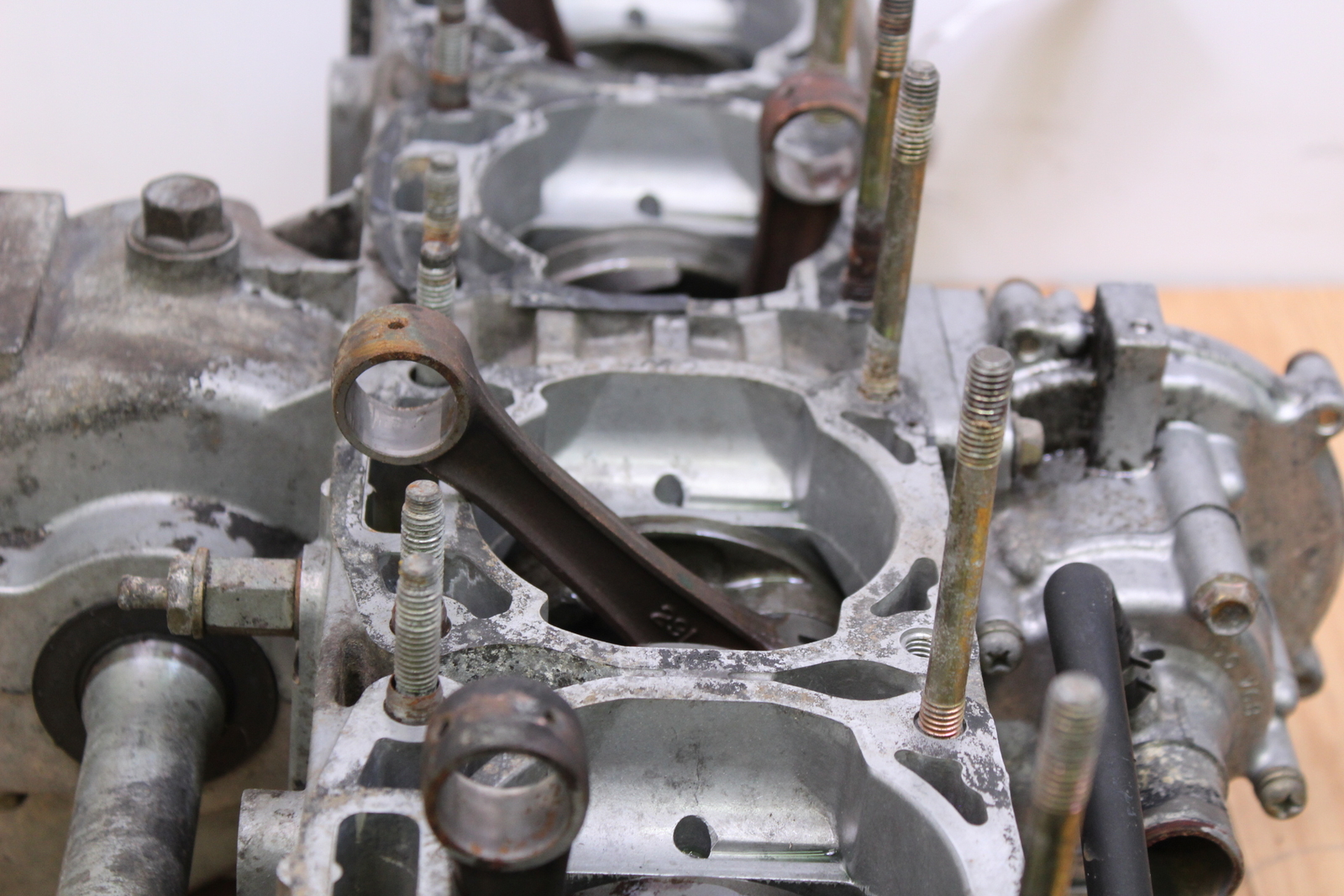 1992 92 YAMAHA V-MAX 4 750 VMAX Lower End Bottom Cases Crank | eBay