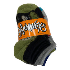 NWT Journeys Kid's Socks Graphic Print 5 Pack One Size B60
