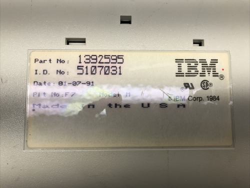 Vintage IBM Model M Clicky Mechanical Keyboard 1392595 QWERTY Terminal Untested - Afbeelding 9 van 9