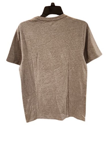 New DC Comics Distressed Batman Logo Mens Medium Soft Light Heather Grey Tee - Picture 3 of 3