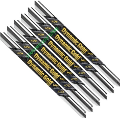 True Temper Dynamic Gold 100 MID .355 Tip Golf Iron Shaft Stiff S300 Flex 5-PW