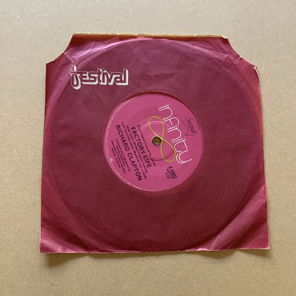 Richard Clapton - Deep Water / Factory Life 7” Vinyl Single 1977 - Image 2 of 4