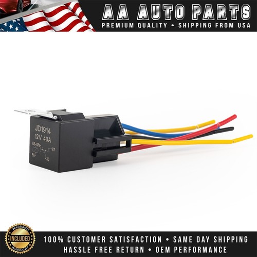 5X Automotive Relay Socket for Nilight 5 PIN 30/40A 12V SPDT with Wiring Harness - Picture 8 of 8