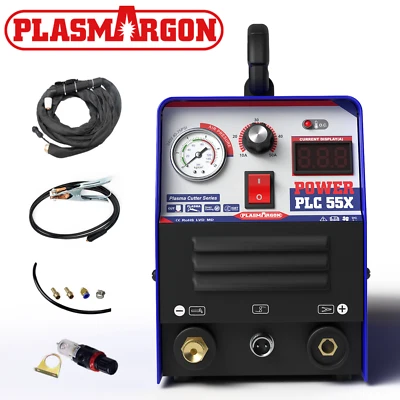 PLASMARGON Plasmaschneider CUT55 Pilotzündung Plasmaschneidgerät bis 14mm DC Inverter 55A