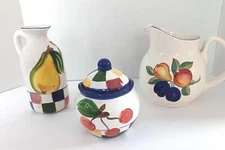 Vintage Ceramic "fruit" set 