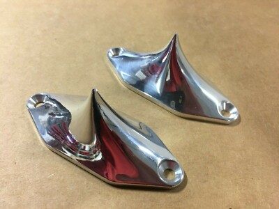 Big Dog Motorcycles POLISHED SPIKE REAR AXLE CAP set 2005 CHOPPER DAYTEC only 