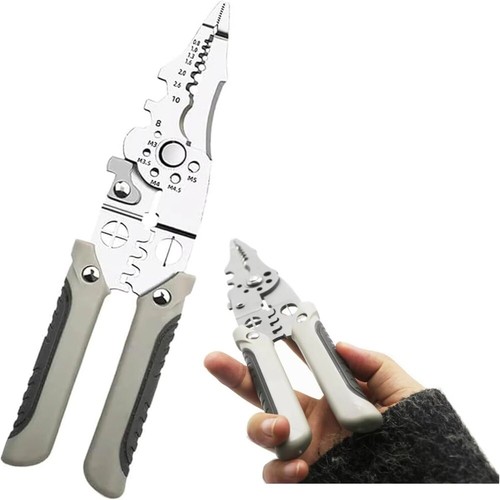Electrician Plier High Hardness StainlessSteel Wire Stripper Wire Stripping Tool - Picture 9 of 12