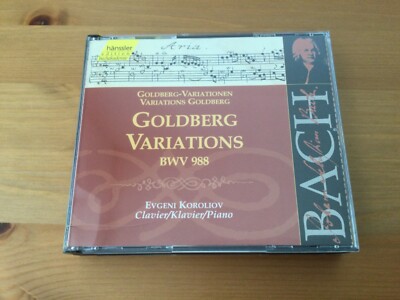 E. KOROLIOV ''J.S. Bach GOLDBERG VARIATIONS'' BWV 988 (Hänssler Vol 112) 2 CD-Set