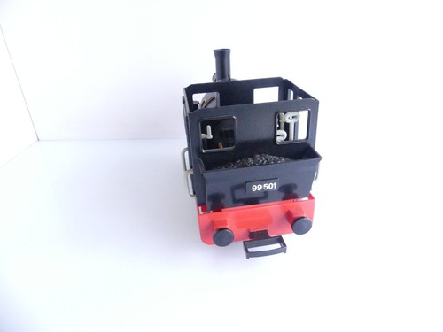 ECHELLE G PLAYMOBIL LOCOMOTIVE A VAPEUR 99 501 (SANS TOIT NI BIELLES) - Photo 4/7
