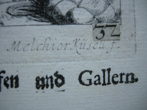 Melchior Küsel (1626-1683) Venedig Ankunft Sclavonier Galeeren Radierung 1671 - Picture 4 of 4