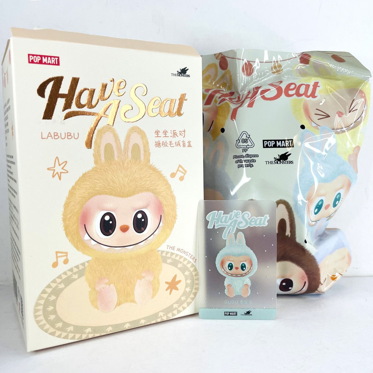 アイドル THE MONSTERSHave a Seat 1box The Monsters Have a Seat Vinyl Face Blind Box PRE-ORDER