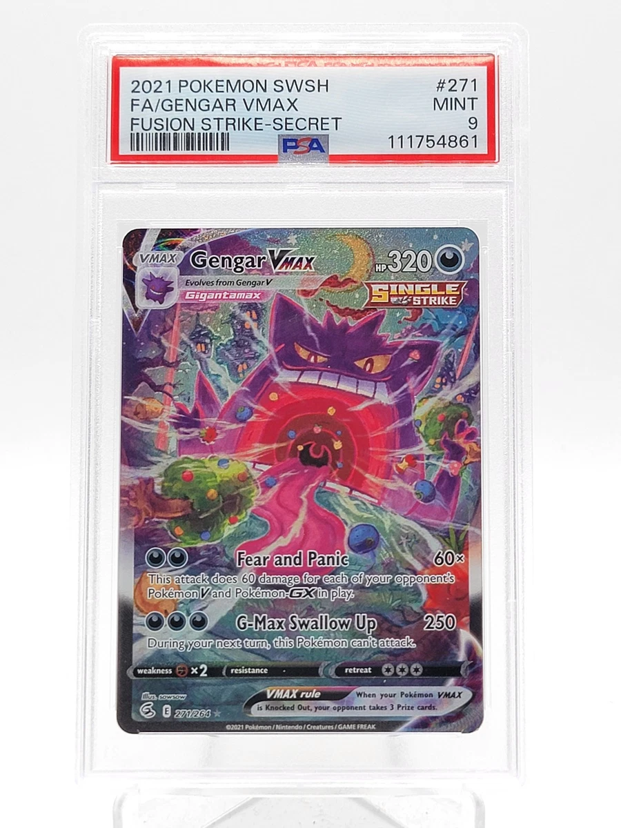 Gengar VMAX 271/264 Swsh08: Fusion Strike for sale | eBay