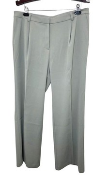 NWT Open Edit Women's Light Sage Wide-Leg Trousers Dress Pants Size 16
