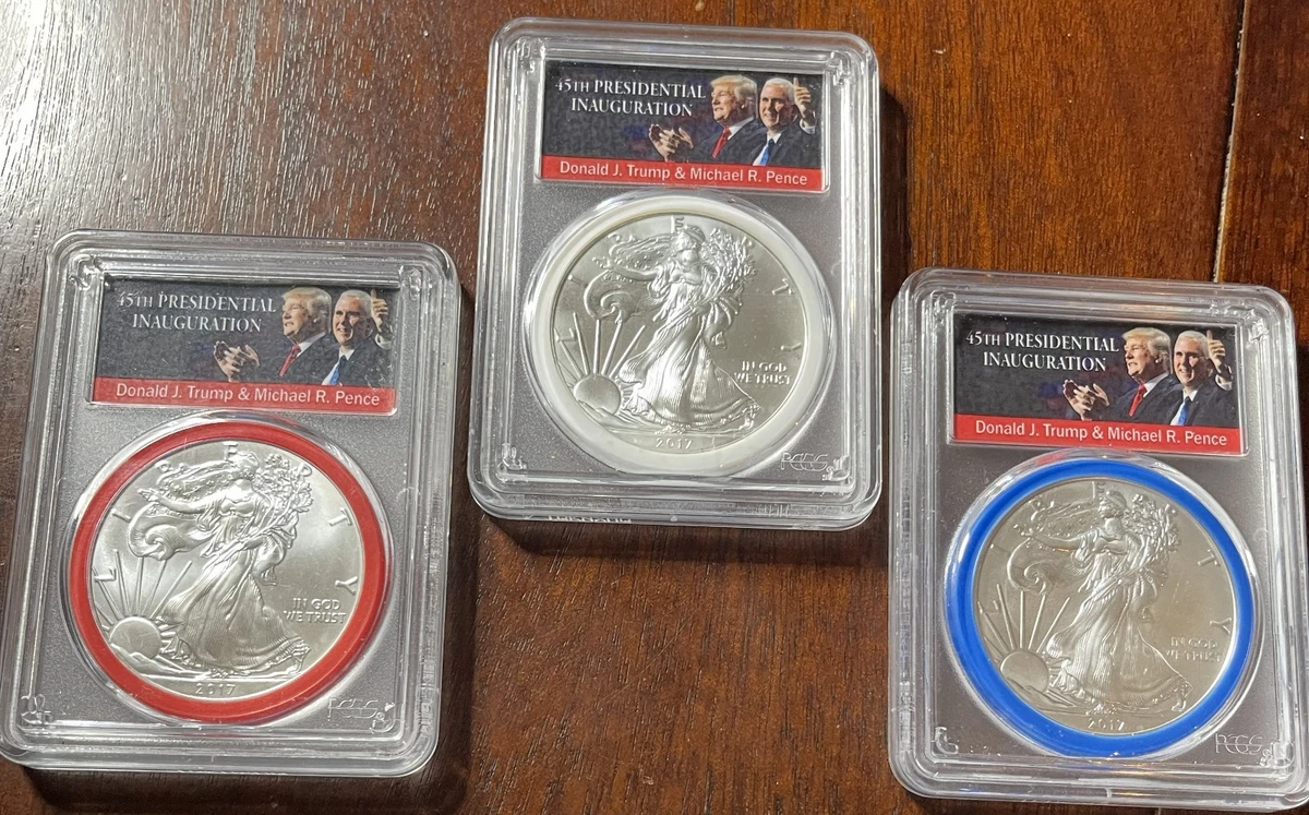 25+ American Eagle MS 70 Graded 2017 Silver Bullion Coins for sale