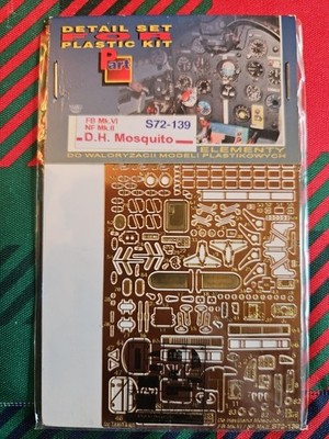 Part 1/72 D.H. Mosquito FB Mk.VI / NF Mk.II Detail Set p/n: S72-139