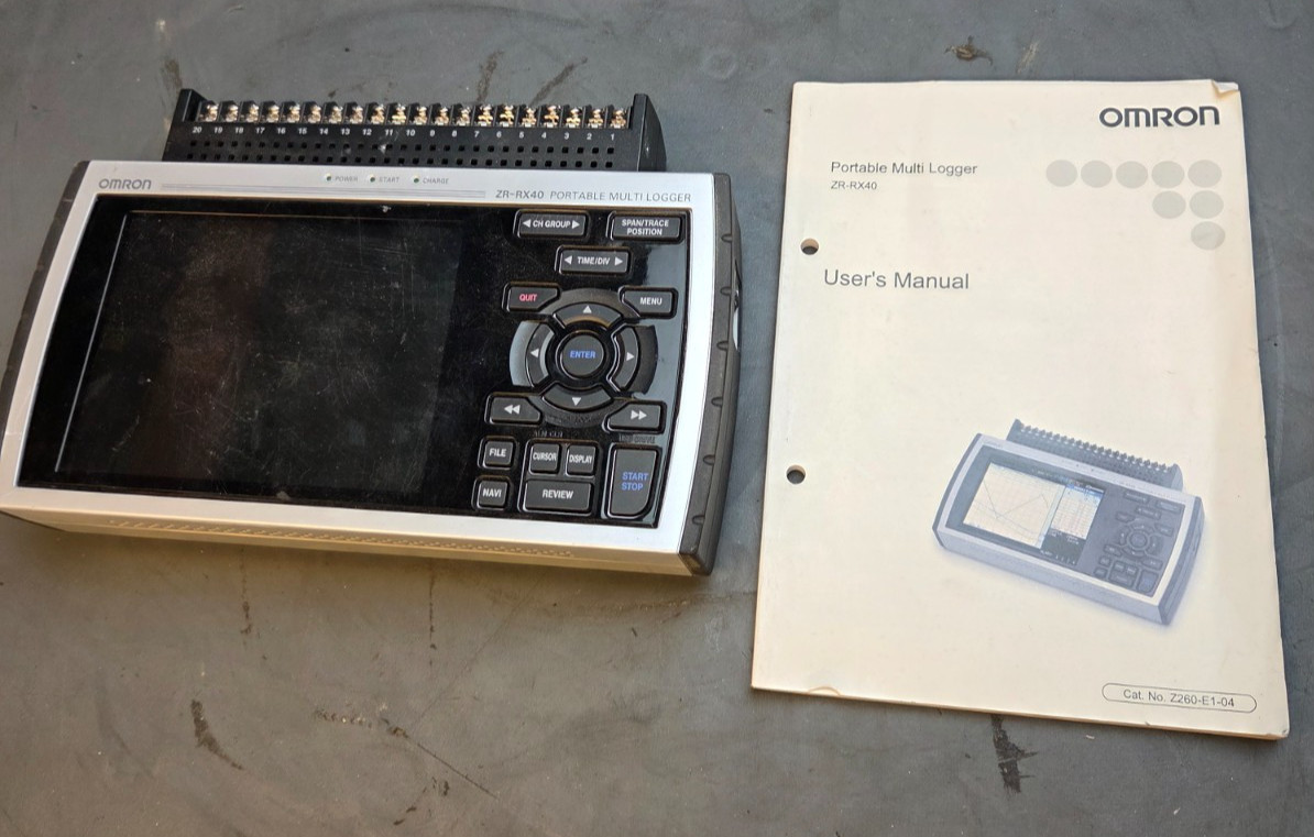 Omron Portable Multi Logger ZR-RX40