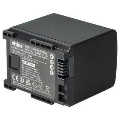 Akku für Canon Legria HF M31 HD HF M40 HF M32 HF M36 HD HF M36 1600mAh 7,2V