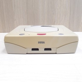 Sega Saturn Console with Virtua Stick Fighting controllers & 3 games Japan White