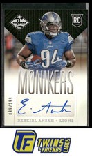 2013 Panini Limited #172 Ezekiel Ansah Monikers Autographs Silver #/299