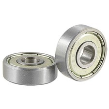 2 Pcs Dual Shielded Stainless Steel Ball Bearings 626ZZ