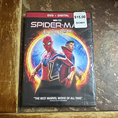 Sony Spider-Man: No Way Home DVD + Digital Copy PG-13 Action Marvel Movie
