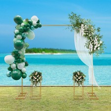 Gold Metal Wedding Backdrop Stand 1 Balloon Stand 2 Flower Stands Wedding Stand