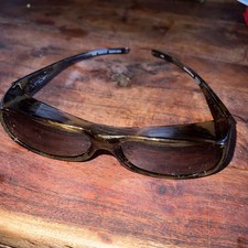 Jonathan Paul Fitovers Eyewear Sunglasses Brown Gold Marble/Polarized Amber