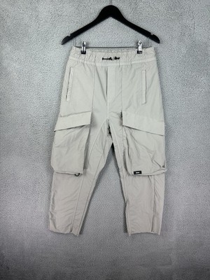 Zara Cargo Pants Mens Medium Gray dnwr Techwear Pocket Streetwear