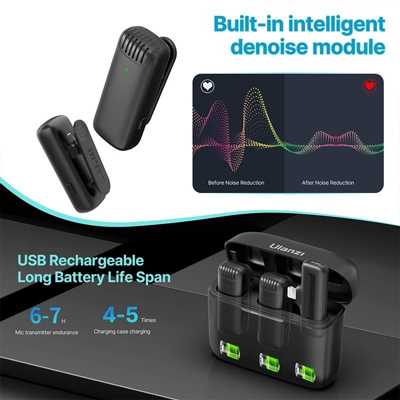 Microphone Lavalier sans fil Lightning pour réussir vos interviews et vlogs sur le vif