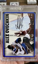 “Falling Goal”  ~ Alex Ovechkin Hockey Card - Washington Capitals Full Art